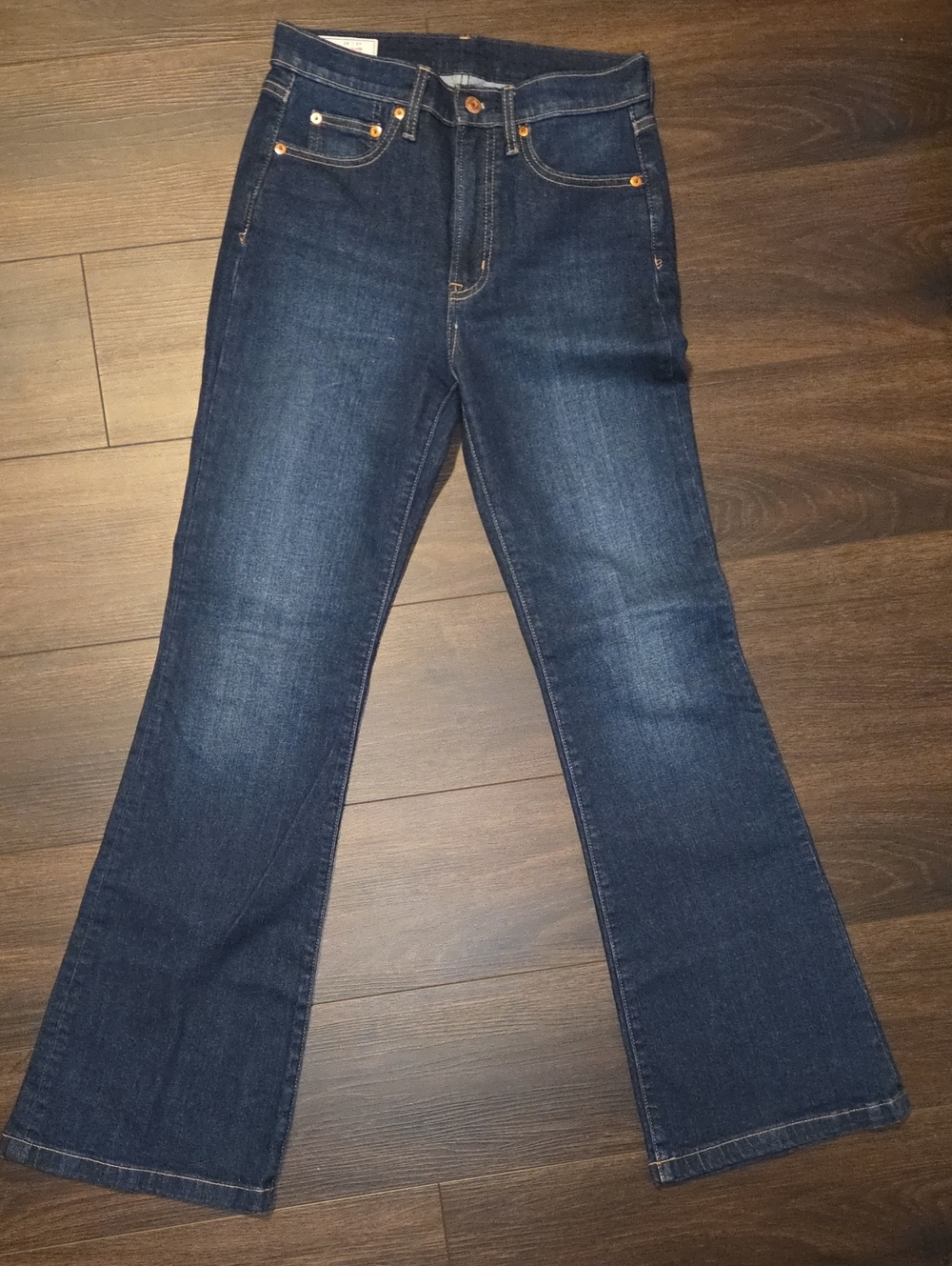 GAP Women's Dark Blue Flare Jeans